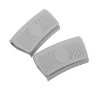 GRIRIW 2 Piezas Cubiertas de Mango para Ollas de Silicona Resistente al Calor de Fundas Aislantes para Mangos de Sartenes Manguitos Antideslizantes para Batería de Cocina de Hierro