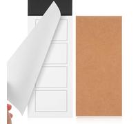 GRIRIW 2 Piezas de Notas Mini Resistente con Diseño Cuadriculado para Guiones de Cuadernos Pequeños con Tapas Cartón Negro y Kraft Compacto para Escritura Diaria y Planificación Portátil