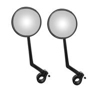 GRIRIW 2 piezas Espejos Retrovisores Convexos para Patinete Eléctrico Rotación para Mayor Seguridad y Visión Amplia Diseño Alargado y Accesorios para Manillar de Scooter y Bicicleta