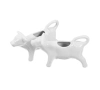 GRIRIW 2 piezas Jarra de Leche de Cerámica con Diseño de Animales Taza para Espumar Café para Cocina y Capacidad