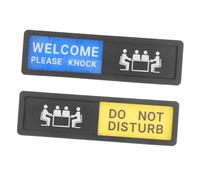 GRIRIW 2 Piezas Letrero Deslizante de Privacidad para Oficina Señal de No Molestar para Salas de Reuniones y Oficinas Administrativas Diseño Práctico para Ocupados o Vacantes