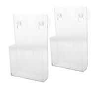 GRIRIW 2 Piezas organizador de archivos organización de oficina archivador montado en la pared titular de la carpeta Transparent