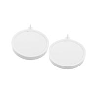 GRIRIW 2 Piezas Piedra de Aire para Acuario Difusor Nano Burbujas Silencioso Disco Burbujeador de Oxígeno para Mejorar Calidad de Agua Peceras