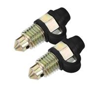 GRIRIW 2 Piezas Tornillos Purgadores de Freno para Motocicletas con Tapas Instalación Rápida y del Sistema de Frenos