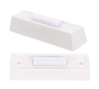 GRIRIW 2 Pulsadores de Timbre de Plástico Vintage para Montaje en Pared Botón de Puerta Repuesto Interruptor de Control de Acceso Kit de 2 Piezas para Hogar y Oficina Uso