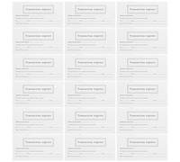 GRIRIW 20 Paquetes de Registros de Cheques Personales Libro de Contabilidad Personal Blanco 8 Hojas por Paquete Control de Gastos para Uso Financiero y Seguimiento de Transacciones