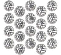 GRIRIW 20 Platos de Papel de Aluminio para Caracoles y Bolas de Pulpo, Resistentes al Calor, Superficie Lisa, Ideales para Uso en Casa y Restaurante