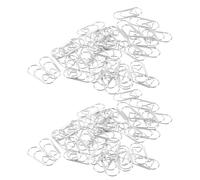 GRIRIW 200 Clips de Papel Mini Forma de Corazón Metálicos Plateados Clips Decorativos de Acero para Fotos y Notas Juego de 200 Piezas para Oficina Escuela y Proyectos Creativos