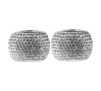 GRIRIW 2Piezas Collares de Reposacabezas para Automóvil de Decoración de Diamantes de Imitación Accesorios para Interiores de Vehículos