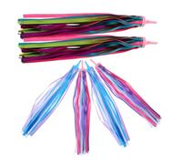 GRIRIW 3 Piezas Cintas para Manillar de Bicicleta y Scooter para Tiras de Colores Vibrantes Fáciles de Instalar y Ligeras Accesorios Divertidos para Patinetes y Bicicletas Infantiles
