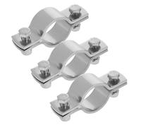 GRIRIW 3 Piezas de Soporte de Tubería Ajustable para Sillas de Oficina, Abrazadera de Acero Inoxidable Protección de Suelo y Soporte Estable para Cilindro