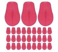 GRIRIW 30 Piezas de Lenguas Falsas para Muñecas de Resina Pequeñas 13x8mm, Accesorio DIY para Adorno de Muñecos de Peluche, Lengua de Perro Realista para Manualidades y Bricolaje