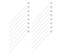 GRIRIW 30 Piezas Enhebradores de Agujas de Coser 20 Cm Mango de Plástico y Acero Resistentes para Bordado y Punto de Cruz, Herramienta Larga para Manualidades y Costura