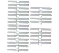 GRIRIW 30 Piezas Soportes Dobles para Lamas de Persianas Verticales de Accesorios de Recambio para Sistema de Estores y Cortinas Compatibles con Listones de Ventana para Hogar Oficina y