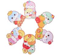 GRIRIW 30 Unidades Sobres Rojos de Año Serpiente Diseño de Dibujos Animados para Año Lunar y Festividades Chinas Paquete de Unidades Sobres de Dinero Li Xi para Familias Grandes