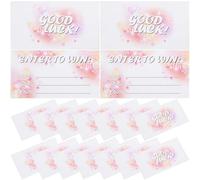 GRIRIW 300 Piezas Tarjetas de Rifa con Formulario para Concursos Espacio para Nombre Correo Electrónico y Teléfono Papeletas para Sorteo y Lotería Talonarios Versátiles para Eventos