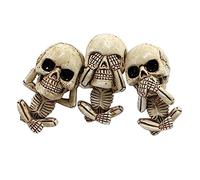 GRIRIW 3piezas Difusor De Aromas Forma De Calavera Para Coche De Decoración Práctica y Aromaterapia Para Ventilación De Auto Para Amigos y Familia