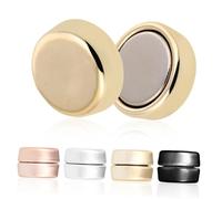 GRIRIW 4 Pares Broches Magnéticos para Hijab Sin de Colores Electrodepositados Sujetadores Elegantes para Bufandas y Pañuelos Fijación para Mujeres Eventos y Diario