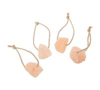 GRIRIW 4 Piezas Bloques de Sal Mineral para Lamer Animales Colgantes para Caballos Ganado Ciervos y Cabras Soporte Resistente para Crecimiento y Salud del Ganado