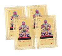 GRIRIW 4 Piezas Tai SUI Luck Card Feng Shui Amulet For Protection Wealth Harmony and Success