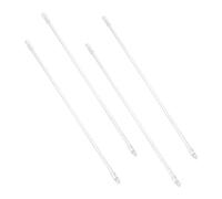 GRIRIW 4 Piezas Varilla giratoria del Obturador torneado Suministros de Varita Vertical Accesorios translucidos Curtain Rod Varilla de persianas Palo de persianas venecianas el plastico