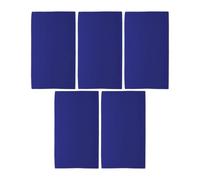 GRIRIW 5 Piezas Brazalete Elástico de Nylon para Capitán de Equipo Azul, Transpirable Color Brillante, Adecuado para Partidos Deportivos y Líderes de Equipo