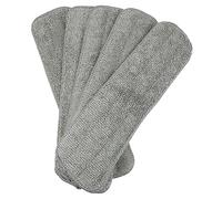 GRIRIW 5 Piezas Paquete Almohadillas Reemplazo para Fregona de Microfibra Reutilizables para Limpieza de Pisos Compatible con Mopa Pulverizadora Lavables Secado Rápido