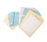 GRIRIW 6 Juegos de Papeles de Carta y Sobres de Papel Diseño Floral Hermoso, Escritura y Patrones Coloridos para Correspondencia Creativa