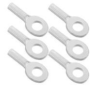 GRIRIW 6 Ojales para Cable de Acero 5 MM Terminal de Ojal para Cable de Máquina de Gimnasio Conector de Terminal Resistente para Poleas Kit de 6 Piezas para Accesorios Fitness