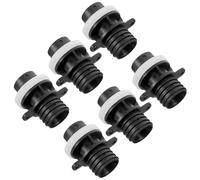 GRIRIW 6 Piezas Adaptador de Válvula para Bomba de Aire Convertidor de Válvula de Alta Presión para Kayak y Tablas Hinchables Paddle Surf con Sellado Seguro y Resistente Fugas