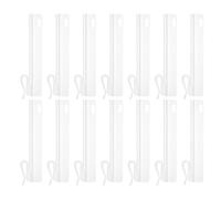 GRIRIW 60 Piezas Ganchos Ajustables de Plástico para Cortinas Plisadas de Clips para Fijar Cortinas con Pinza para Sala Dormitorio y Oficina Uso Fácil y Versátil