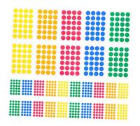 GRIRIW 720 piezas Etiquetas Autoadhesivas para Manualidades Rojo Azul Amarillo Pegatinas de Codificación para Scrapbooking y Organización de Proyectos