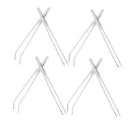 GRIRIW 8 Piezas Pinzas para Alimentación de Reptiles y Plantas de Acuario Acero Inoxidable Rectas y Curvas Kit de Herramientas para Terrarios y Acuarios Manejo Preciso y Seguro