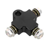 GRIRIW Adaptador de T para Línea de Freno Aluminio para Motos Todoterreno con Conector Go Kart Atv y Motocicleta Diseño Resistente y Flujo de Aceite Hidráulico