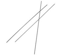 GRIRIW Alambre de Tungsteno para Cerámica 2 Mm Grosor, 20 Cm Largo Cortado, Resistente al Calor para Quemar Colgantes de Joyería, Set de 3 Piezas, Herramienta Flexible para Manualidades