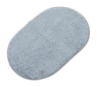 GRIRIW Alfombrilla Ovalada de Berber Fleece Resistente al Desgaste, Felpudo Antideslizante Absorbente para Baño y Dormitorio Diseño Único y Seguro