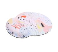 GRIRIW Alfombrilla Ratón Ergonómica con Soporte de Muñeca Espuma Viscoelástica Cómoda Almohadilla para Descanso de Mano Accesorio de Escritorio Compacto y Ligero para Uso Prolongado