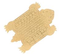 GRIRIW Amuleto de Tortuga Simbólica Grande para Decoración de Teléfonos Móviles Accesorio de Metálico Duradero Diseño de Tortuga para Prosperidad y Longevidad