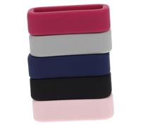 GRIRIW Anillos de Silicona para Correas de Reloj 20mm, Accesorios para Correas Inteligentes, Unisex, Material Seguro de Silicona, Diseño Funcional, Paquete de 10 Unidades Color Aleatorio