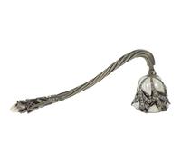 GRIRIW Apagallamas de Mecha Vintage de Aleación Incrustaciones de Gemas de Imitación, Tamaño 16x4.1x6.1 Cm, Accesorio para Hogar, Apagavelas Seguro y Práctico para Aromaterapia y Decoración