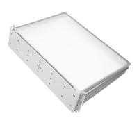 GRIRIW Archivador de Pared Colgante para Documentos A4, Organizador de Archivos 10 Bolsillos, Montaje Mural en Gris para Oficina, Hogar y Exposiciones, Expositor Práctico y Funcional