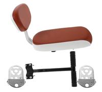 GRIRIW Asiento Trasero para Bicicleta con Cojín Grueso Respaldo Antideslizante Reposabrazos y Reposapiés Soporte Seguro para Pasajeros Bicicletas de Montaña y Ciudad