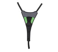 GRIRIW Banda Sudor de Ciclismo Indoor en Malla Transpirable Verde, Protector de Sudor para Entrenador de Bicicleta, Accesorio Absorbente para Manillar y Cuadro, Ajuste Elástico para
