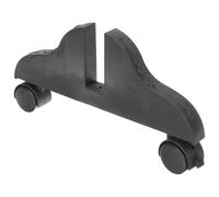 GRIRIW Base Divisoria Móvil de PVC Negro para Separador de Ambientes en Oficinas y Salas de Computadoras, Fácil de Usar Acabado Pulido