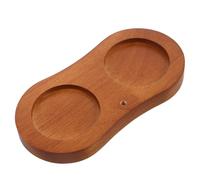 GRIRIW Base para Molinillos de Pimienta y Sal de Madera de Acacia, Soporte Antideslizante Doble Ranura 8 en Forma de 4 Mm, Organizador para Especias y Accesorios de Cocina, Adecuado