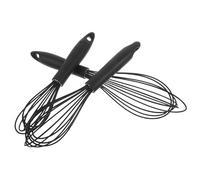 GRIRIW Batidor de Silicona Manual 3 Piezas Pequeño Mediano y Grande Mango Ergonómico de Polipropileno Utensilio de Cocina Antiadherente para Hornear Batidor de Masa Madre y