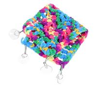 GRIRIW Bearded Dragon Hammock Lightweight Viscose Reptile Lounger For Lizards Chameleons and Small Pets Cage Swing Bed Easy To Clean Natural Color