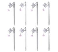 GRIRIW Bolígrafo Roller de Gel Colgante, 8 Unidades, Plástico, Tinta Resistente, para Estudiantes y Oficina, Papelería Creativa para Escritura y Firma Estilo Aleatorio