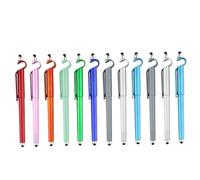 GRIRIW Bolígrafos para Pantalla Táctil Soporte para Teléfono Móvil para Uso Múltiple, Recargables, Clip Práctico y Diseño Resistente, Ideales para Oficina y Estudio Color Aleatorio