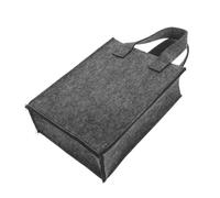 GRIRIW Bolsa De Fieltro para Vino con Compartimentos para Botellas Resistente y Suave para Picnic Viaje y Regalo Color Gris Medio